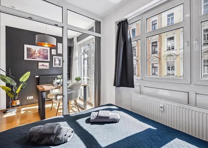 Traber Gemuetlich Zentral Parkplatz Lägenhet Leipzig